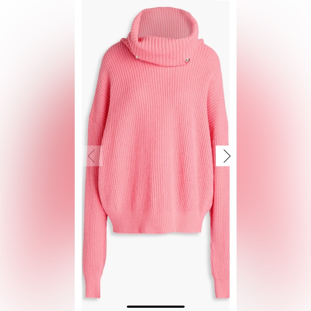 Christopher Kane oversized studded wool turtleneck sweater - luxury designer